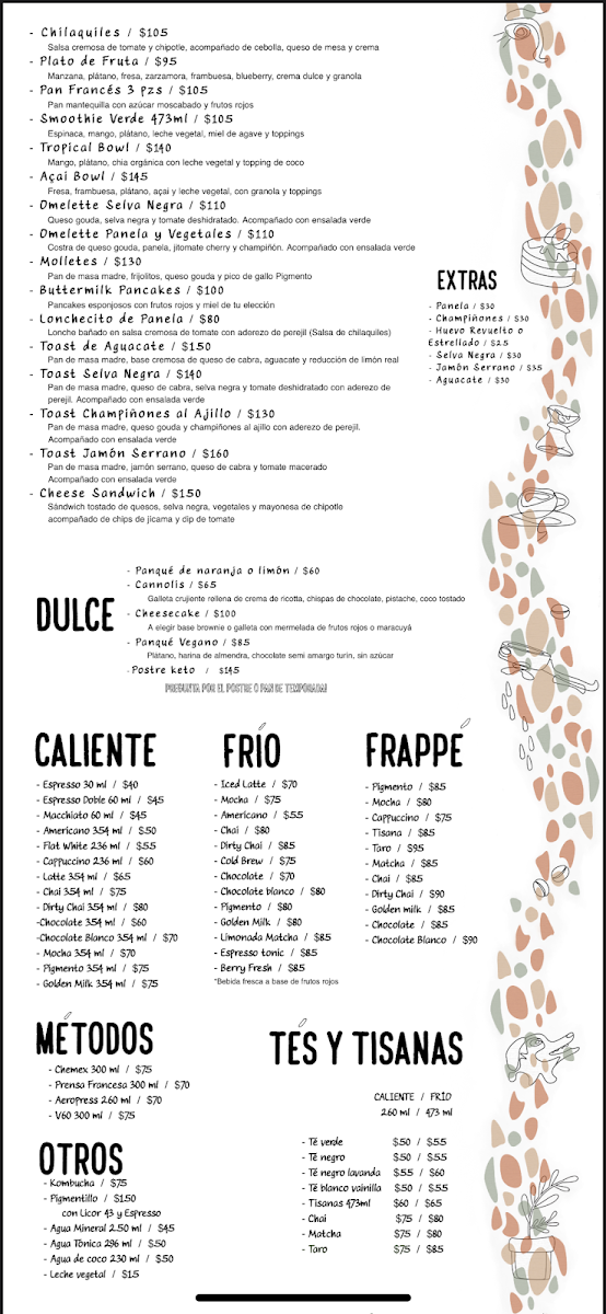 Pigmento café Menu - Image 4